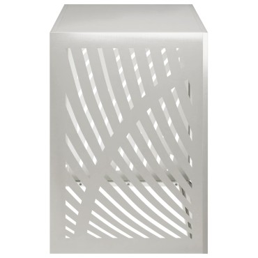 vidaXL Κάλυμμα κλιματιστικού Ασημί 100 x 50 x 70 cm Ανοξείδωτο Ατσάλι