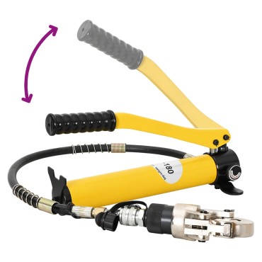 vidaXL Υδραυλικό Εργαλείο Συσφίγγων Σωλήνων 60 kN TH16-32 mm V12-28 mm