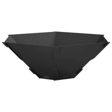 vidaXL Φωτιά Μαύρο 58,5 x 51,5 x 19,5 εκ. Ατσάλι