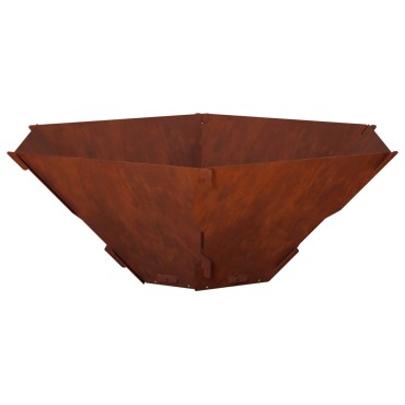 vidaXL Φωτιά Σκ rusty Ατσάλι Σκληρυθέν στον Αέρα