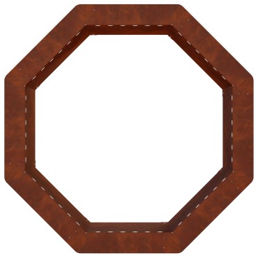 vidaXL Δαχτυλίδι φωτιάς Σκ rusty Ατσάλι Σκληρυθέν στον Αέρα