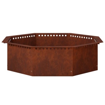 vidaXL Δαχτυλίδι φωτιάς Σκ rusty Ατσάλι Σκληρυθέν στον Αέρα