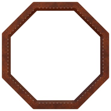 vidaXL Δαχτυλίδι φωτιάς Σκ rusty Ατσάλι Σκληρυθέν στον Αέρα
