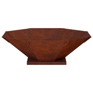 vidaXL Φωτιά Σκ rusty Ατσάλι Σκληρυθέν στον Αέρα
