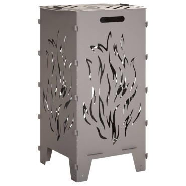 vidaXL Φωτιά Σκ rusty 47 x 38 x 75 εκ. Ατσάλι Σκληρυθέν στον Αέρα