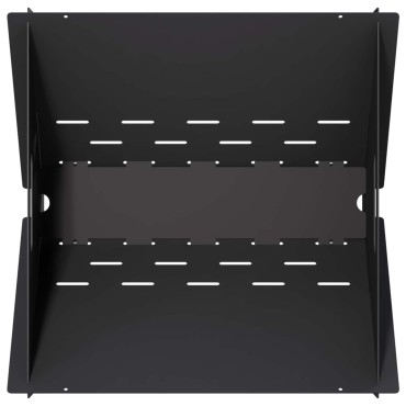 vidaXL Φωτιά Μαύρο 40 x 40 x 20 cm Ατσάλι