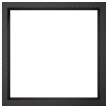 vidaXL Δαχτυλίδι φωτιάς Μαύρο 90 x 90 x 25 εκ Ατσάλι