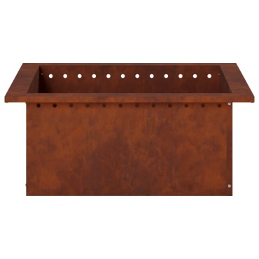 vidaXL Δαχτυλίδι φωτιάς Σκ rusty Ατσάλι Σκληρυθέν στον Αέρα