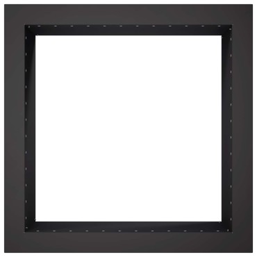 vidaXL Δαχτυλίδι φωτιάς Μαύρο 60 x 60 x 25 εκ Ατσάλι