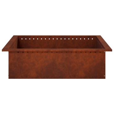vidaXL Δαχτυλίδι φωτιάς Σκ rusty Ατσάλι Σκληρυθέν στον Αέρα