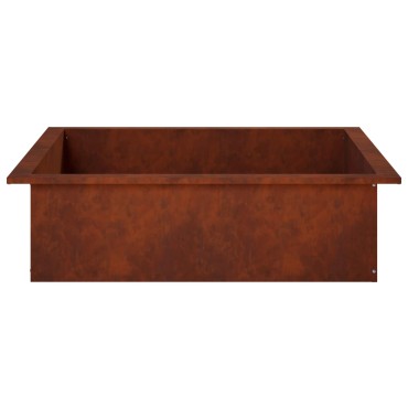 vidaXL Δαχτυλίδι φωτιάς Σκ rusty Ατσάλι Σκληρυθέν στον Αέρα