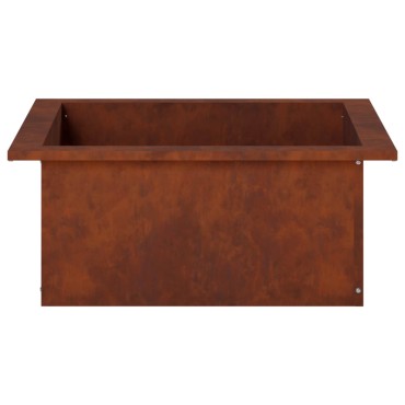 vidaXL Δαχτυλίδι φωτιάς Σκ rusty Ατσάλι Σκληρυθέν στον Αέρα