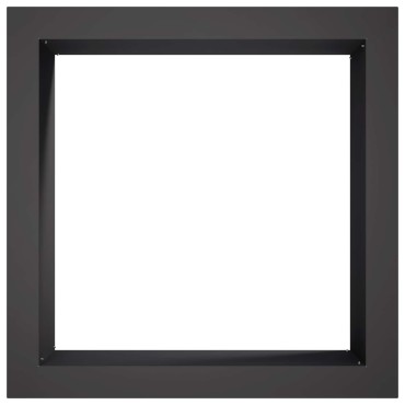 vidaXL Δαχτυλίδι φωτιάς Μαύρο 90 x 90 x 25 εκ Ατσάλι