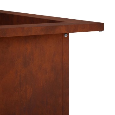 vidaXL Δαχτυλίδι φωτιάς Σκ rusty Ατσάλι Σκληρυθέν στον Αέρα