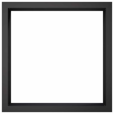 vidaXL Δαχτυλίδι φωτιάς Μαύρο 90 x 90 x 25 εκ Ατσάλι