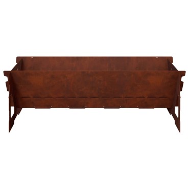vidaXL Φωτιά Σκ rusty 60 x 40 x 20 εκ. Ατσάλι Σκληρυθέν στον Αέρα
