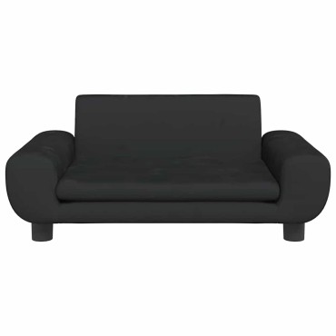vidaXL Καναπές Παιδικός Μαύρο 70x45x33cm από Βελούδο 1 τεμ.