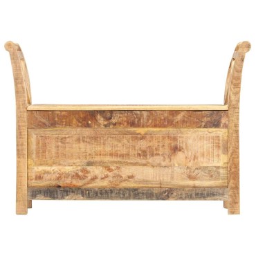vidaXL Πάγκος Χολ 103x33x72cm από Μασίφ Ξύλο Μάνγκο 1 τεμ.