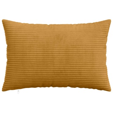 vidaXL Κάλυμμα Μαξιλαριού 2 pcs HEERLEN Κίτρινο 30 x 50 cm κορντουρόι