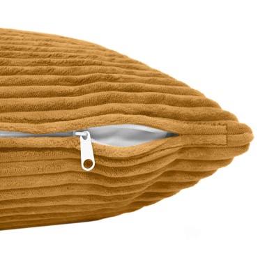 vidaXL Κάλυμμα Μαξιλαριού 2 pcs HEERLEN Κίτρινο 30 x 50 cm κορντουρόι