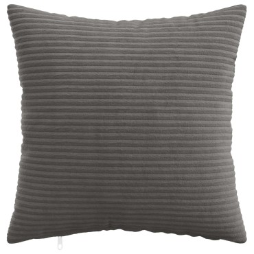 vidaXL Κάλυμμα Μαξιλαριού 2 pcs HEERLEN Σκούρο Γκρι 40 x 40 cm