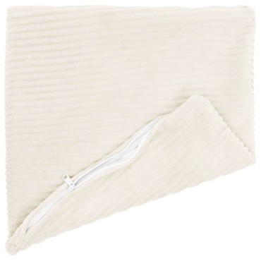 vidaXL Κάλυμμα Μαξιλαριού 2 pcs HEERLEN Κρεμ 40 x 40 cm κορντουρόι
