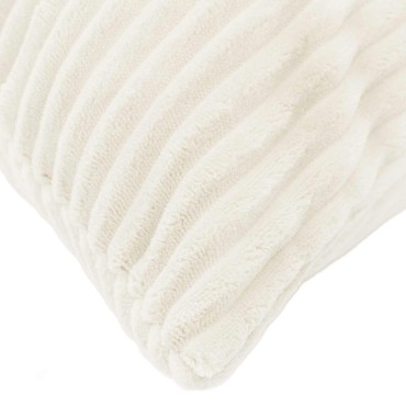 vidaXL Κάλυμμα Μαξιλαριού 2 pcs HEERLEN Κρεμ 40 x 40 cm κορντουρόι