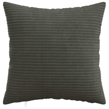 vidaXL Κάλυμμα Μαξιλαριού 2 pcs HEERLEN Ανθρακί 40 x 40 cm κορντουρόι
