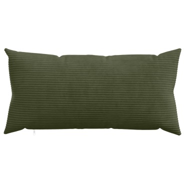 vidaXL Κάλυμμα Μαξιλαριού 2 pcs HEERLEN Πράσινο 40 x 80 cm κορντουρόι