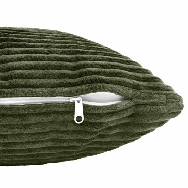 vidaXL Κάλυμμα Μαξιλαριού 2 pcs HEERLEN Πράσινο 50 x 80 cm κορντουρόι