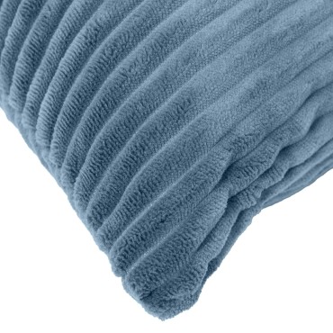 vidaXL Κάλυμμα Μαξιλαριού 2 pcs HEERLEN Μπλε 55 x 55 εκ κορντουρόι