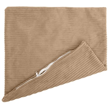 vidaXL Κάλυμμα Μαξιλαριού 2 pcs HEERLEN Καφέ 70 x 70 cm κορντουρόι