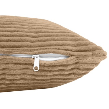 vidaXL Κάλυμμα Μαξιλαριού 2 pcs HEERLEN Καφέ 70 x 70 cm κορντουρόι