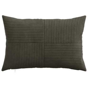 vidaXL Κάλυμμα Μαξιλαριού 2 pcs ALMELO Ανθρακί 30 x 50 cm κορντουρόι