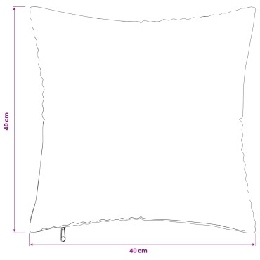 vidaXL Κάλυμμα Μαξιλαριού 2 pcs ALMELO Ανθρακί 40 x 40 cm κορντουρόι