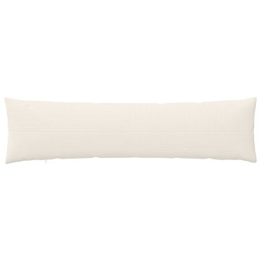 vidaXL Κάλυμμα Μαξιλαριού 2 pcs ALMELO Κρεμ 40 x 145 εκ. κορντουρόι