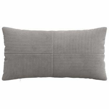 vidaXL Κάλυμμα Μαξιλαριού 2 pcs ALMELO Ανοιχτό γκρι 40 x 80 cm
