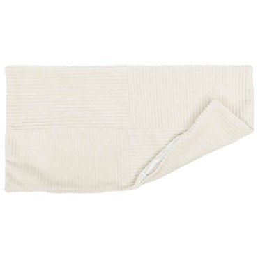 vidaXL Κάλυμμα Μαξιλαριού 2 pcs ALMELO Κρεμ 40 x 80 cm κορντουρόι