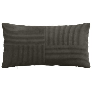 vidaXL Κάλυμμα Μαξιλαριού 2 pcs ALMELO Ανθρακί 40 x 80 cm κορντουρόι