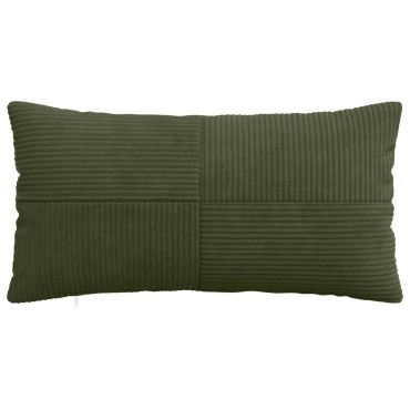 vidaXL Κάλυμμα Μαξιλαριού 2 pcs ALMELO Πράσινο 40 x 80 cm κορντουρόι