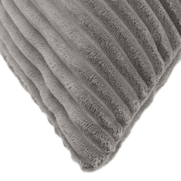 vidaXL Κάλυμμα Μαξιλαριού 2 pcs ALMELO Ανοιχτό γκρι 45 x 45 cm