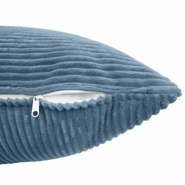 vidaXL Κάλυμμα Μαξιλαριού 2 pcs ALMELO Μπλε 45 x 45 cm κορντουρόι