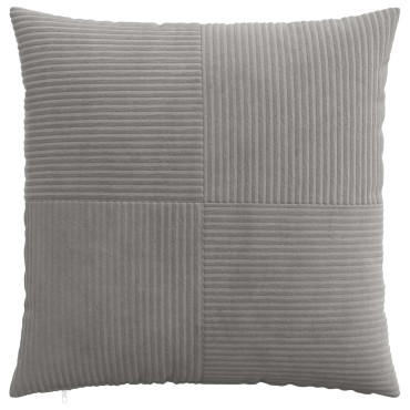 vidaXL Κάλυμμα Μαξιλαριού 2 pcs ALMELO Ανοιχτό γκρι 60 x 60 cm