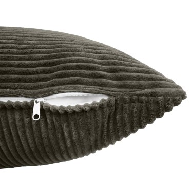 vidaXL Κάλυμμα Μαξιλαριού 2 pcs ALMELO Ανθρακί 60 x 60 cm κορντουρόι