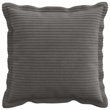 vidaXL Κάλυμμα Μαξιλαριού 2 τμχ. HOUTEN Σκούρο Γκρι 40 x 40 cm