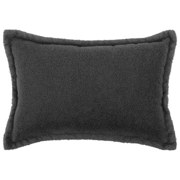 vidaXL Κάλυμμα Μαξιλαριού 2 pcs HOUTEN Σκούρο Γκρι 50 x 70 cm Μπουκλέ
