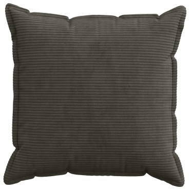 vidaXL Κάλυμμα Μαξιλαριού 2 τμχ. HOUTEN Ανθρακί 80 x 80 cm κορντουρόι
