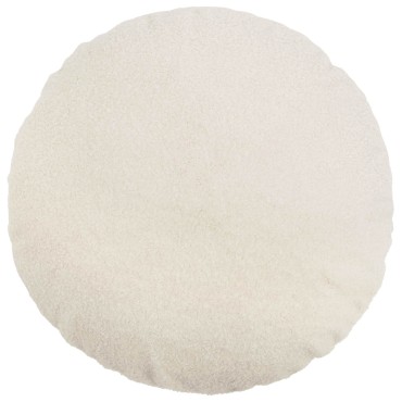 vidaXL Κάλυμμα Μαξιλαριού 6 pcs HEERLEN Κρεμ Ø 40 cm Μπουκλέ