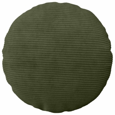 vidaXL Κάλυμμα Μαξιλαριού 2 pcs HEERLEN Πράσινο Ø 50 cm κορντουρόι