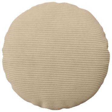 vidaXL Κάλυμμα Μαξιλαριού 2 pcs HEERLEN Taupe Ø 50 cm κορντουρόι